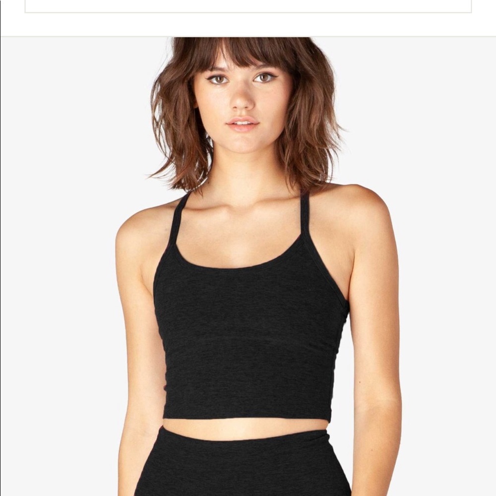 Spacedye Slim Racerback Cropped Tank